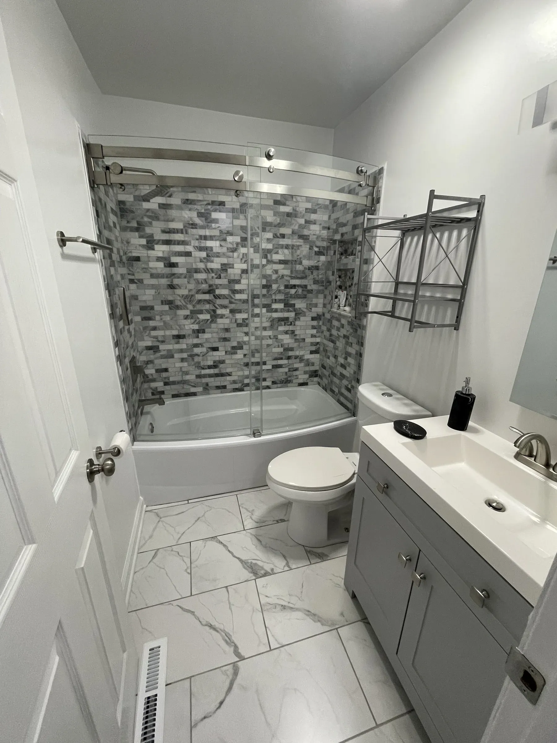Bathroom renovation by Zavala & Sons
