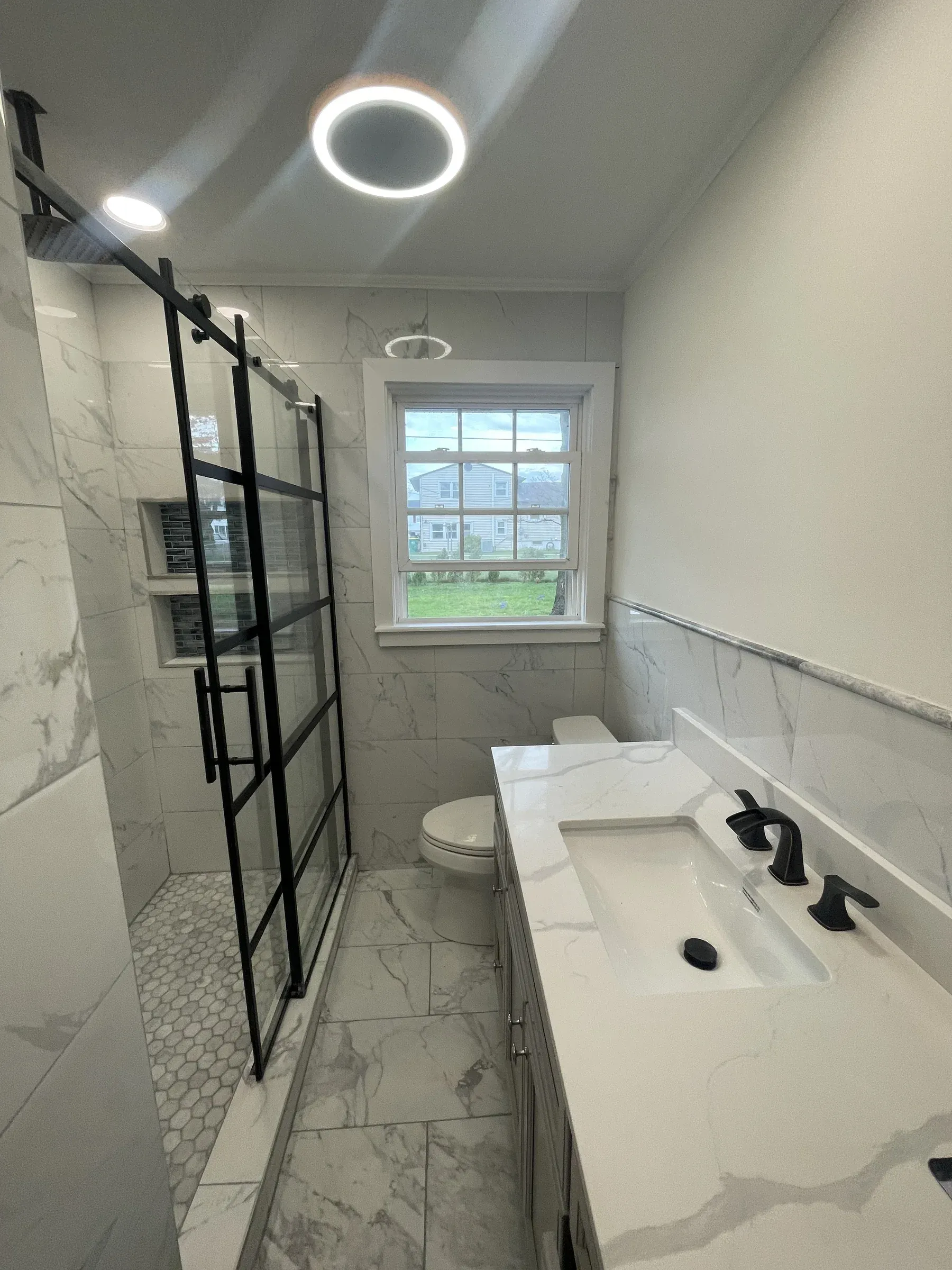 Bathroom renovation by Zavala & Sons